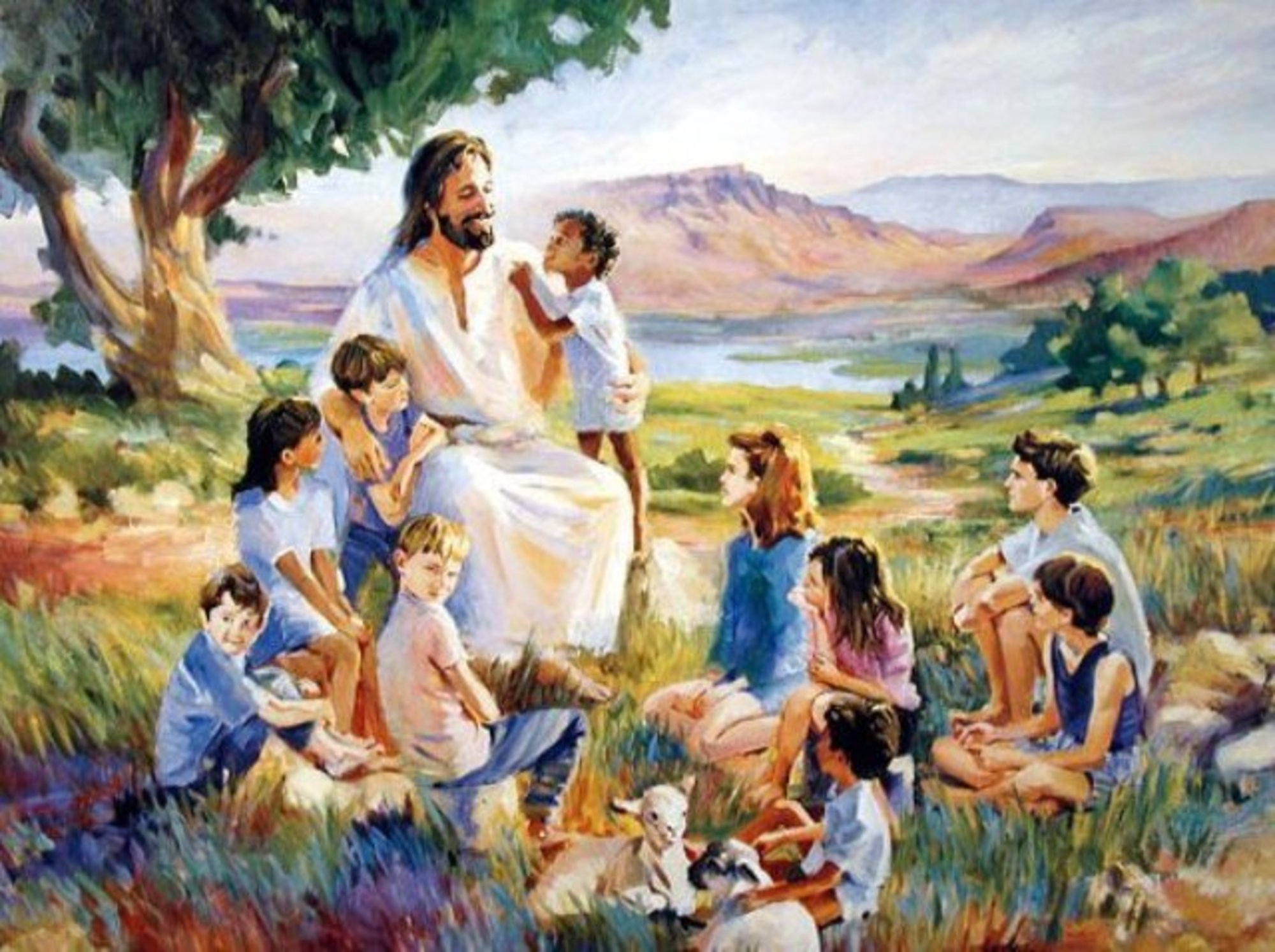 Hình ảnh đẹp chúa Giêsu và trẻ em