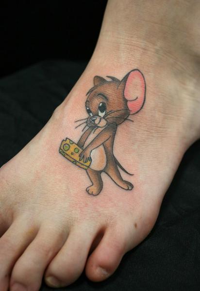 Hình xăm chuột Jerry