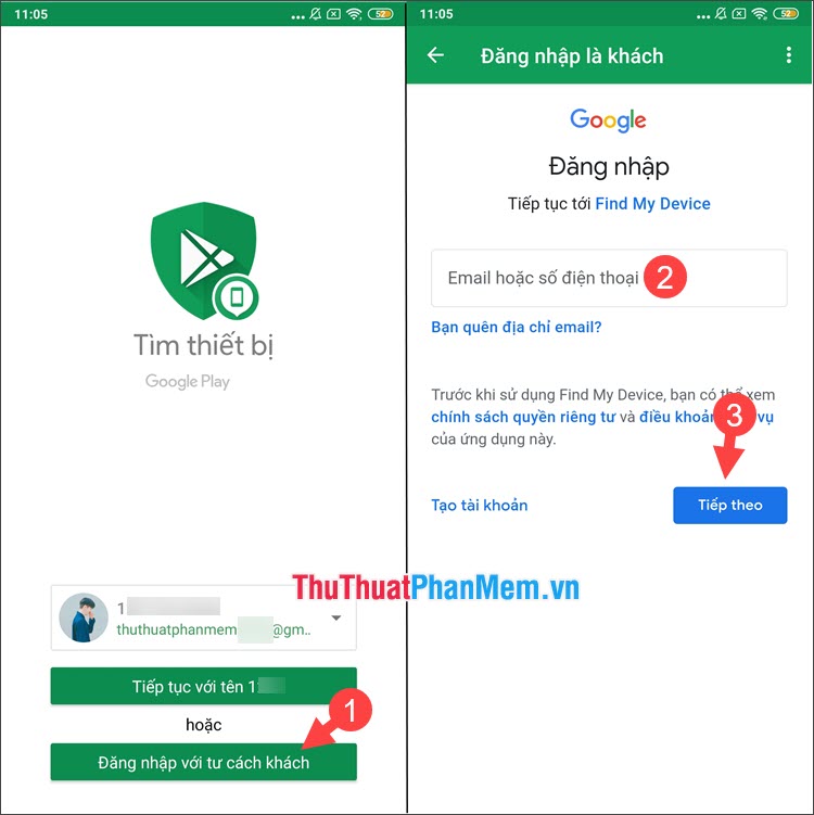 Cách định vị điện thoại bằng Gmail để tìm vị trí điện thoại bị mất