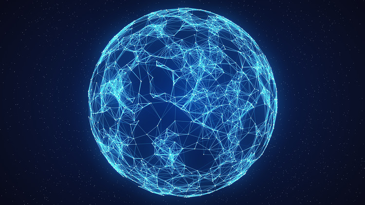 Background kết nối Internet toàn cầu