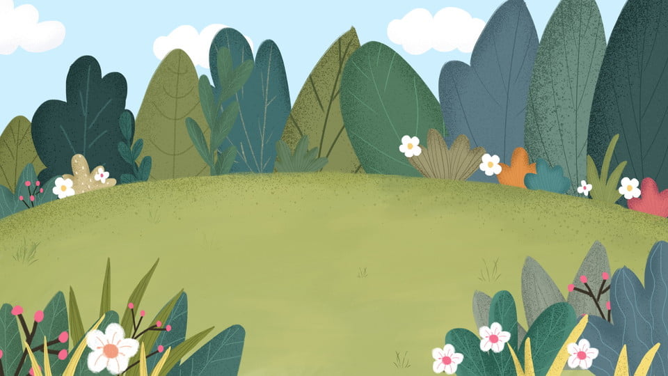 Background sân vườn Animation
