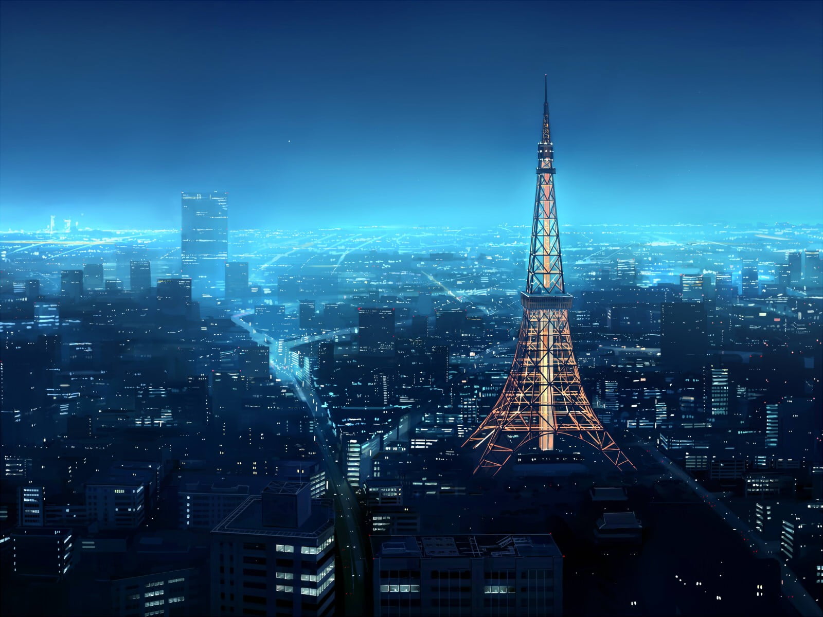 Background tháp Eiffel đêm tuyệt đẹp