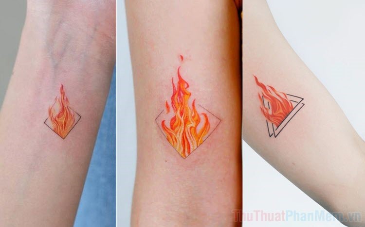 Ý nghĩa hình xăm ngọn lửa Flame ý tưởng và thiết kế