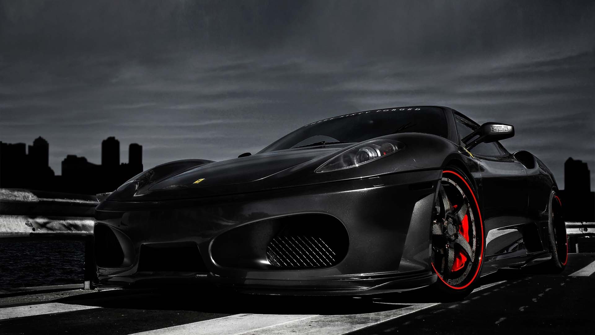 Hình nền xe Ferrari 430 màu đen