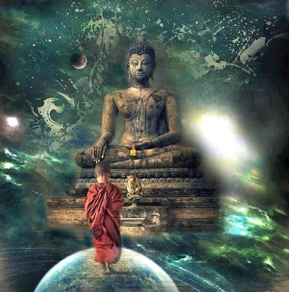 Hình hình họa Phật giáo tĩnh tâm
