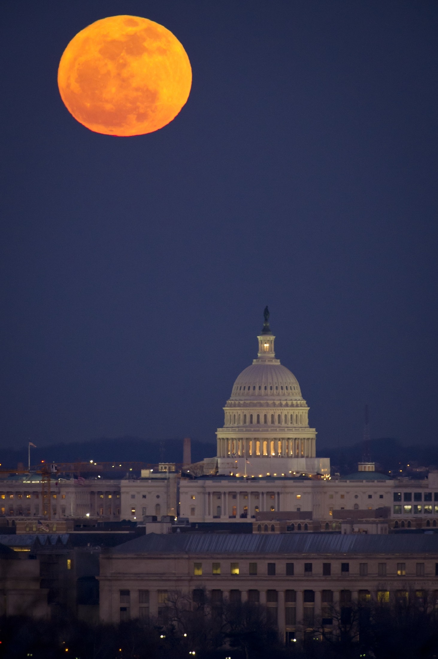 Hình ảnh trăng máu trên Nhà Trắng