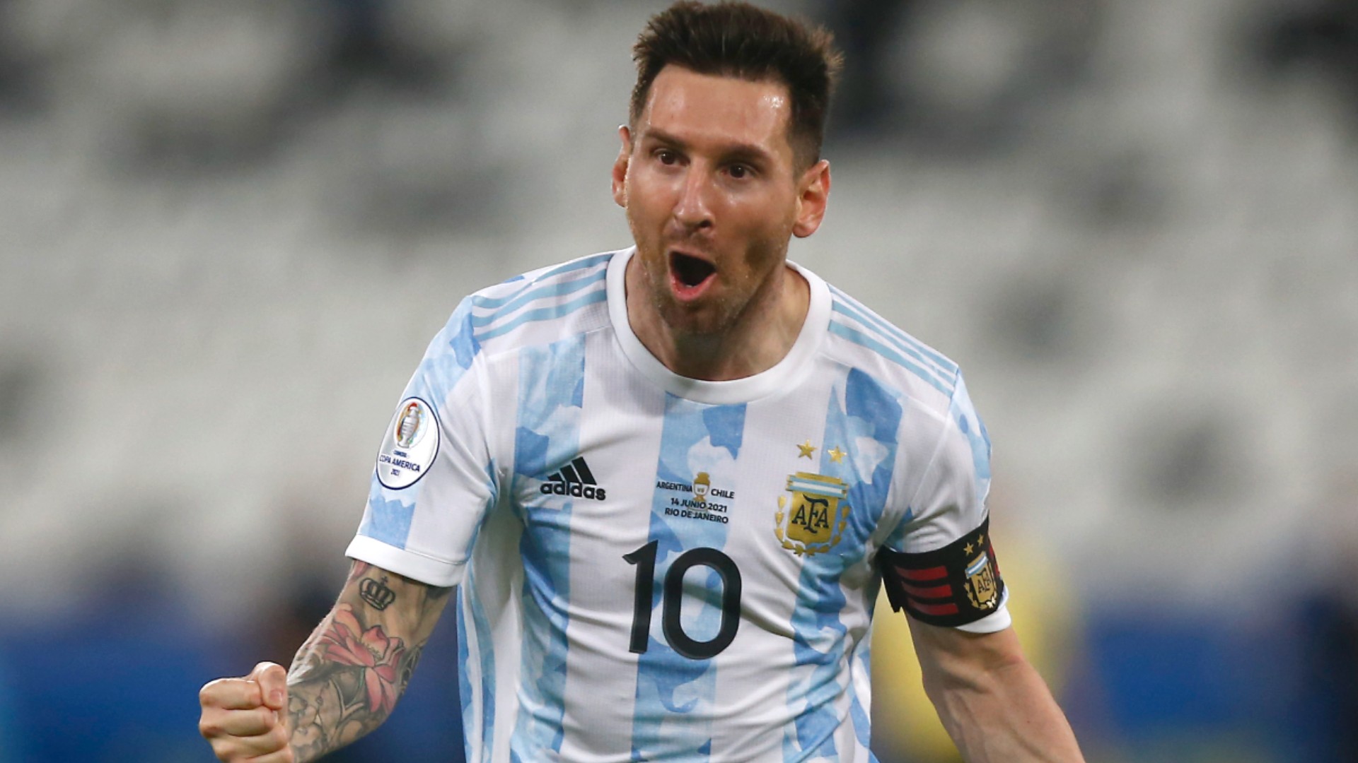 Ảnh nền Messi ăn mừng ở group tuyển chọn Argentina