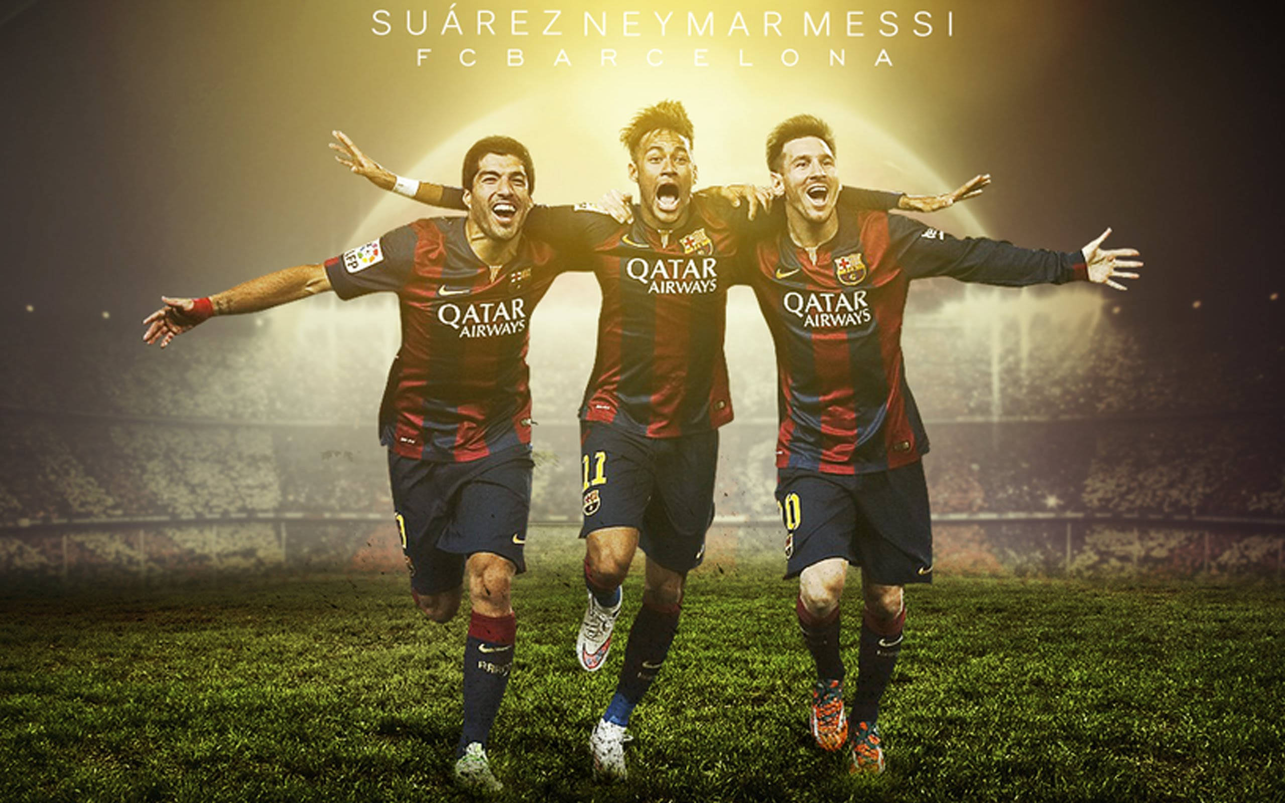 Hình nền cỗ 3 MNS Messi Neymar Suarez