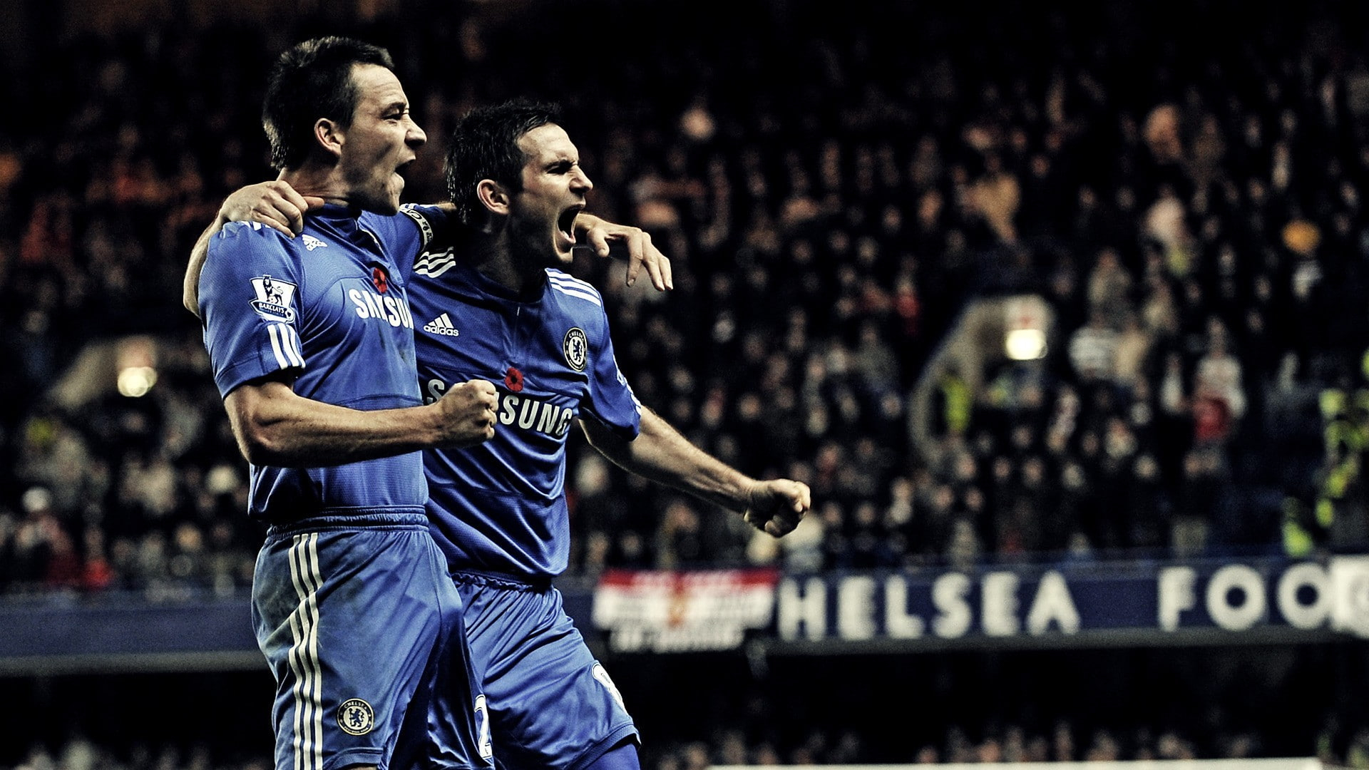 Hình nền Lampard và Terry, 2 huyền thoại Chelsea