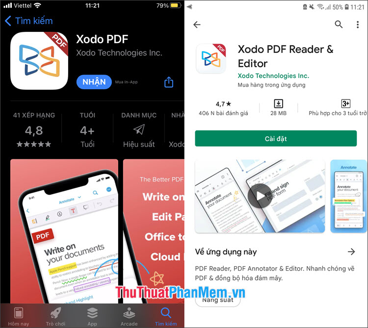 Tải về Xodo PDF cho Android và iOS