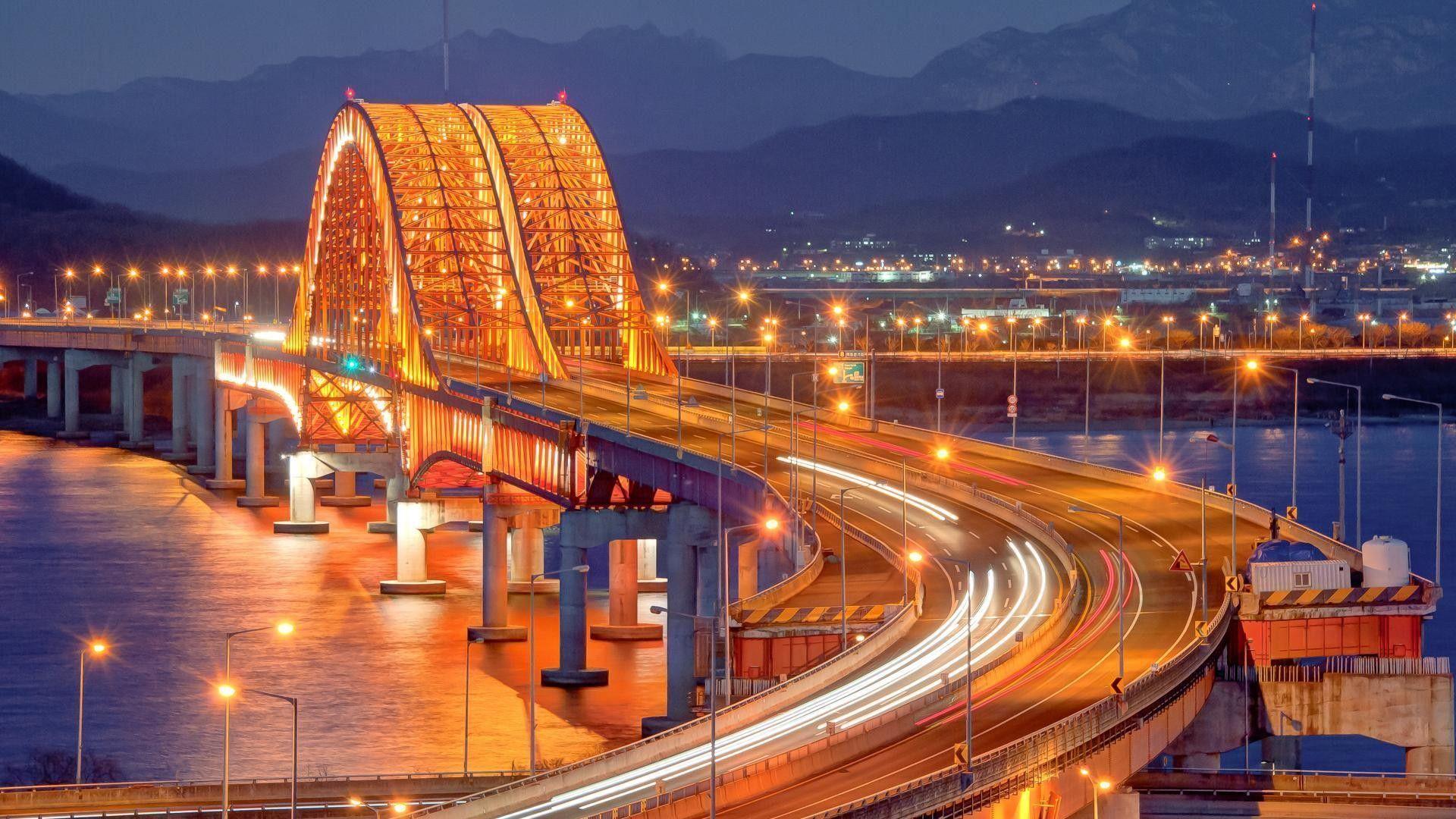 Ảnh tuyệt đẹp về cây cầu đất nước Hàn Quốc