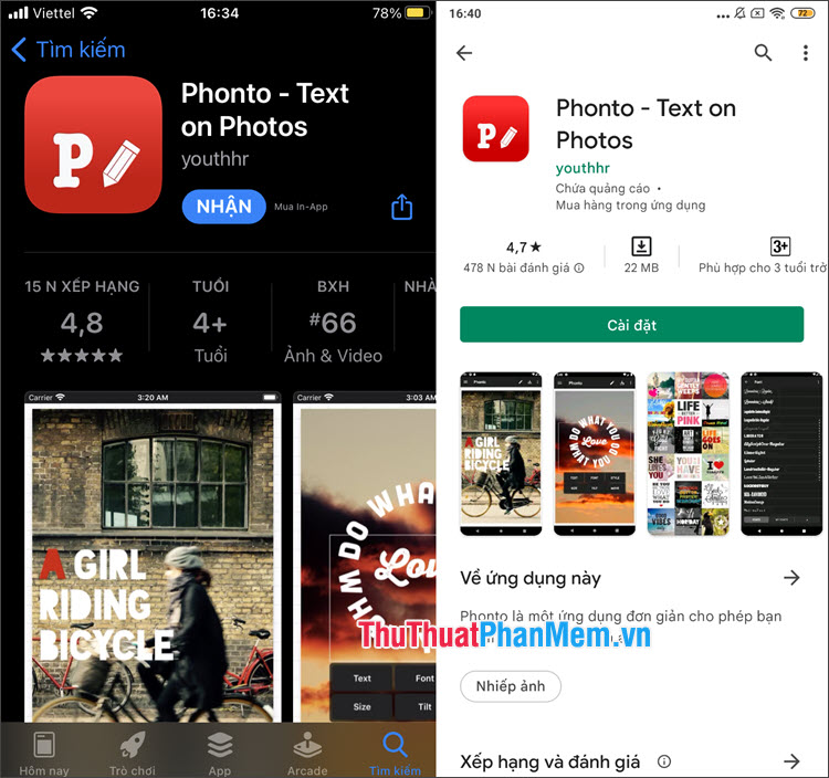 Top 10 App font chữ đẹp, viết chữ, ghép chữ vào ảnh đẹp nhất 2022