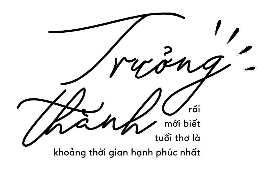 Ảnh Typo chữ đen chất