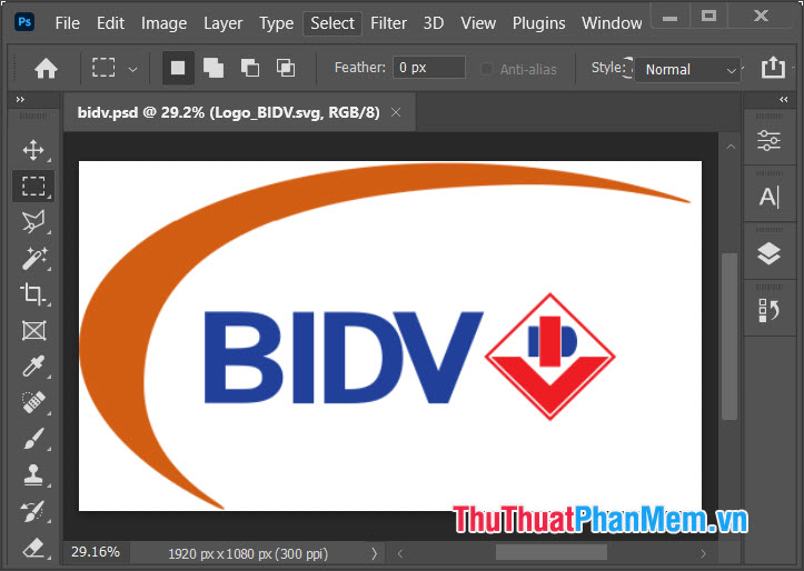 Mẫu logo ngân hàng BIDV đơn giản