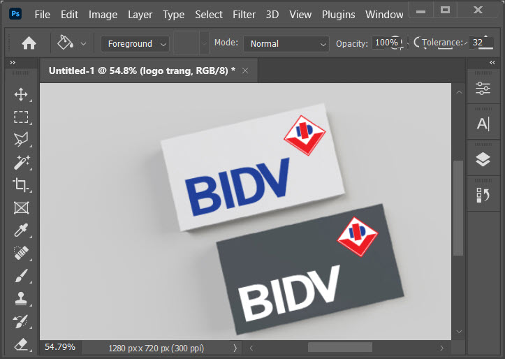 Mẫu thiết kế logo ngân hàng BIDV đẹp