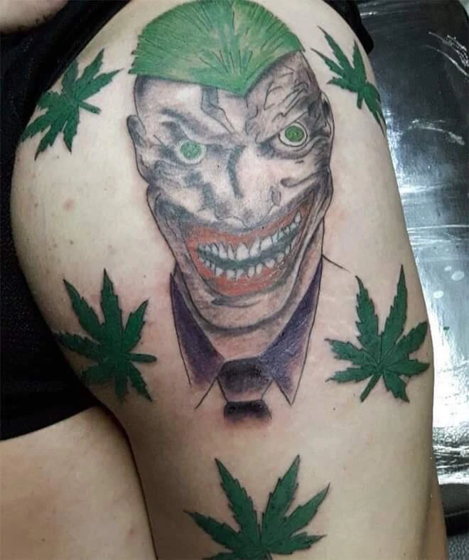 Hình xăm Joker hài hước