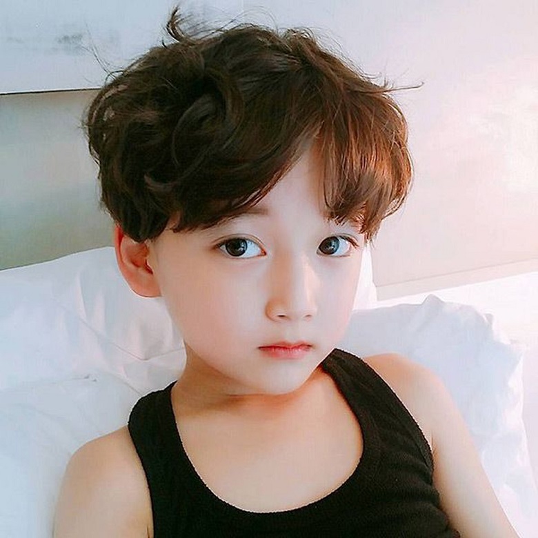 Kiểu tóc Hàn Quốc cho bé trai