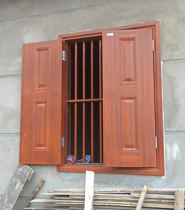 Mẫu cửa sổ gỗ 2 cánh đặc