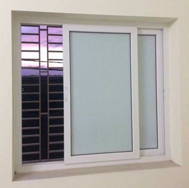 Mẫu cửa sổ nhôm kính phòng ngủ