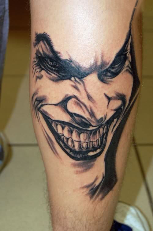 Mẫu hình xăm mặt Joker