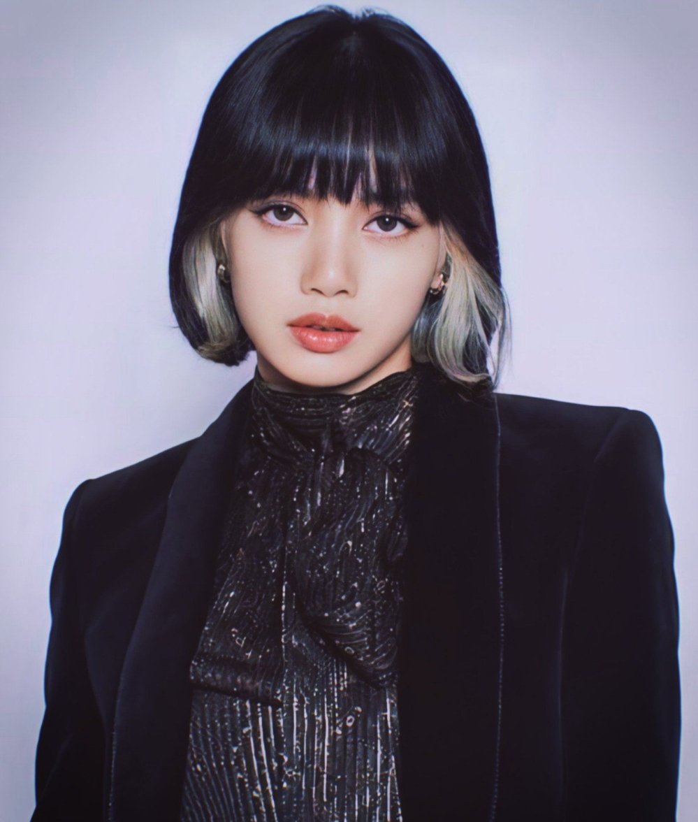 Verstecktes Highlight-Haarmodell koreanischer Stars