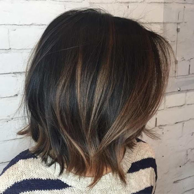 Mẫu tóc highlight ẩn độc đáo