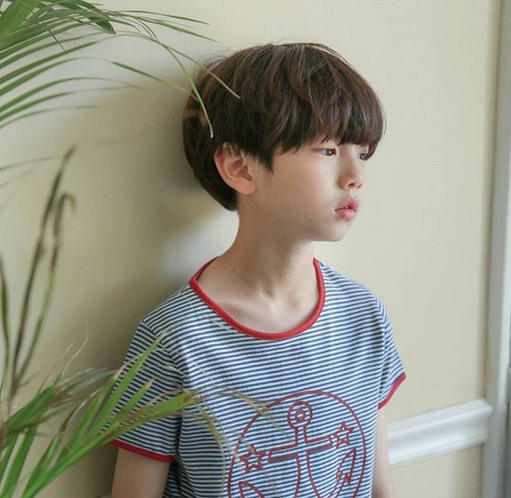 Mẫu tóc xoăn bé trai Hàn Quốc dễ thương cực đẹp