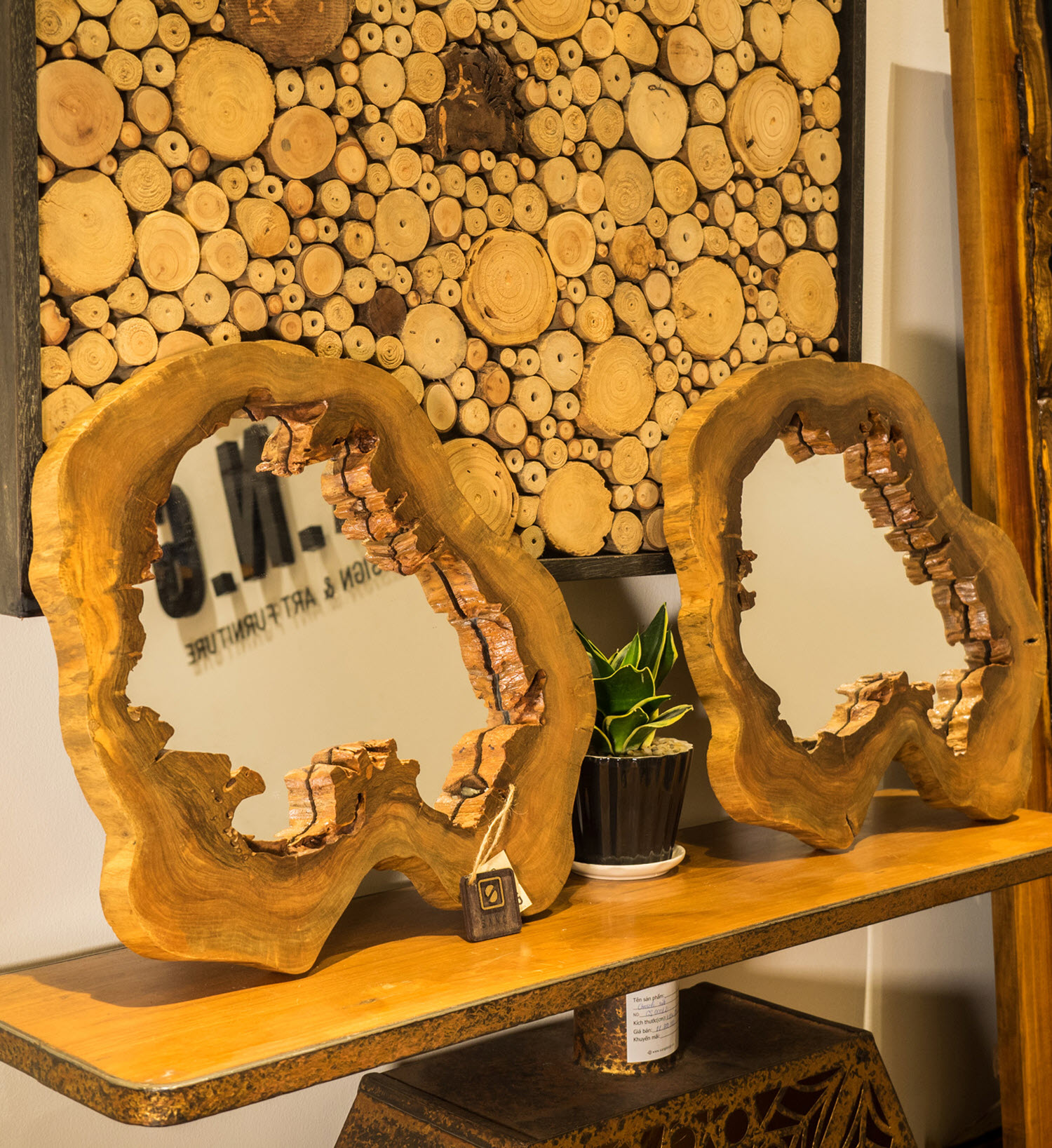 Khung gương gỗ để bàn đẹp