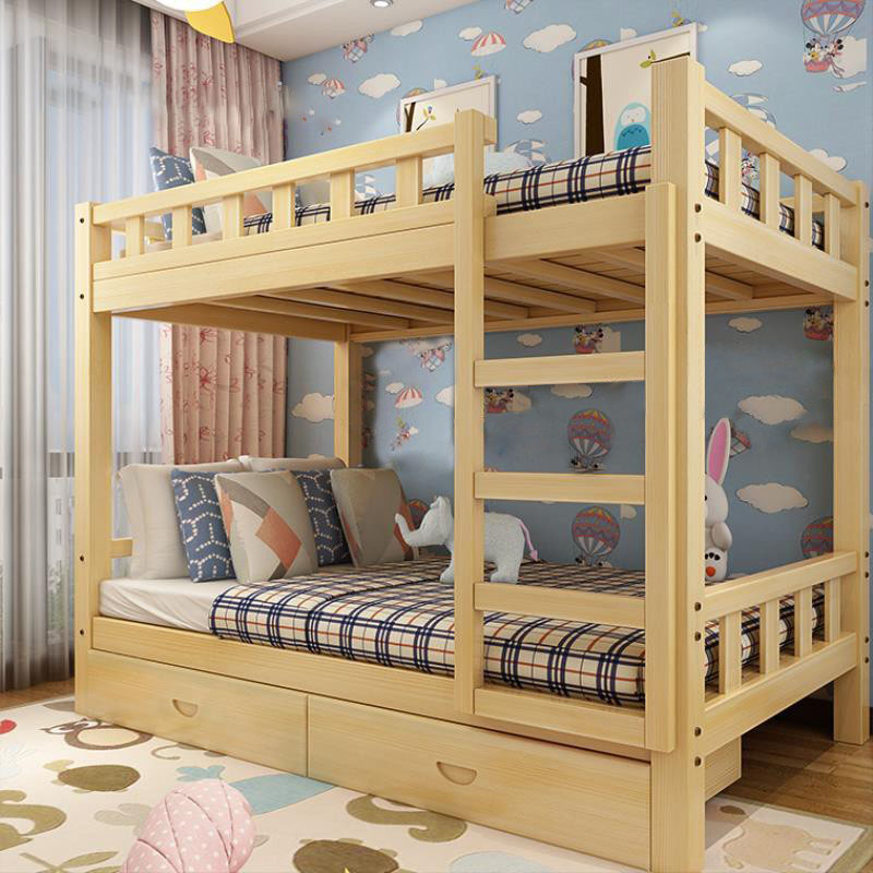 Mẫu giường gỗ hai tầng cho trẻ em