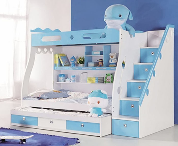 Mẫu giường hai tầng đẹp cho trẻ em