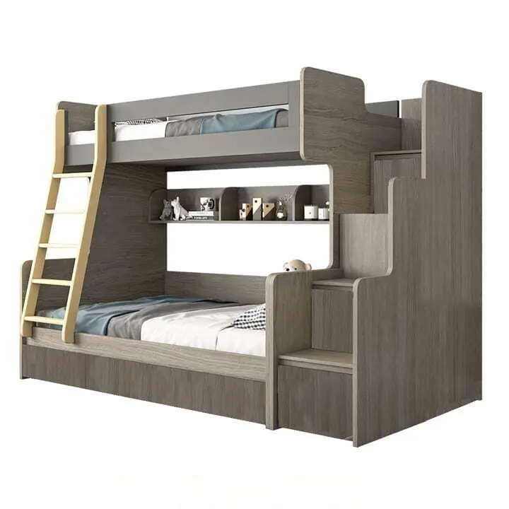 Mẫu giường tầng gỗ công nghiệp cho trẻ em