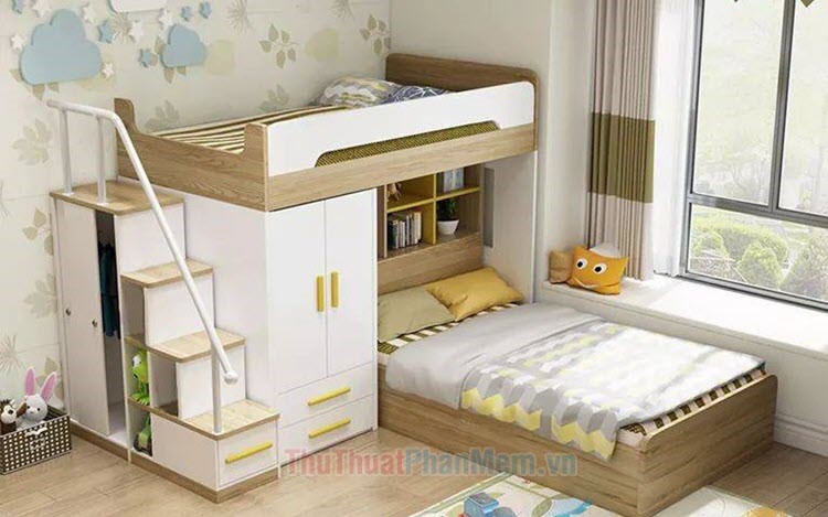 Những mẫu giường tầng trẻ em đẹp nhất 2022