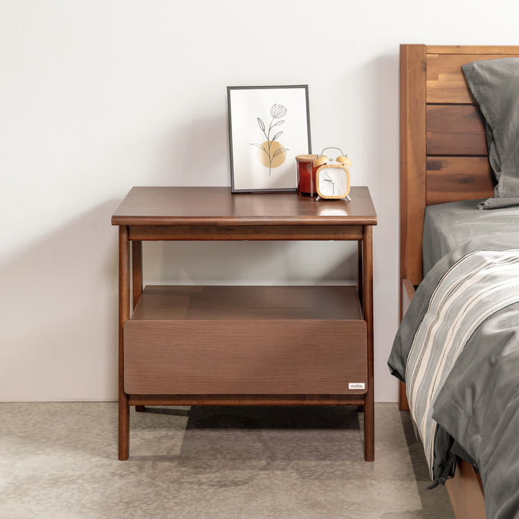 Tủ đầu giường bằng gỗ đơn giản