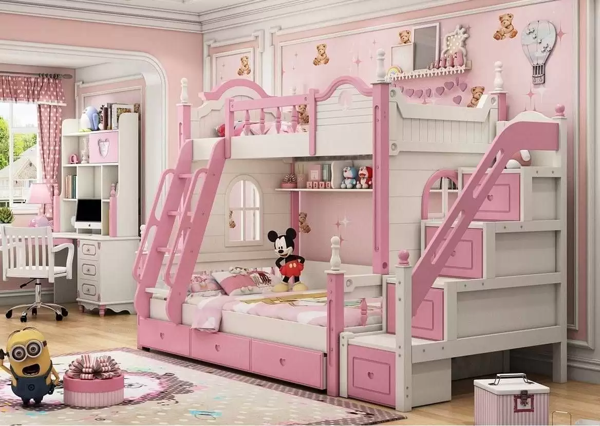 Giường tầng công chúa bằng nhựa