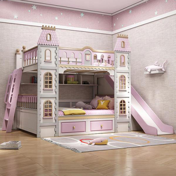 Mẫu giường tầng lâu đài công chúa