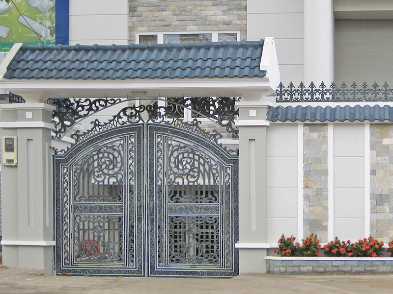 Mẫu cổng nhà đẹp ở phố