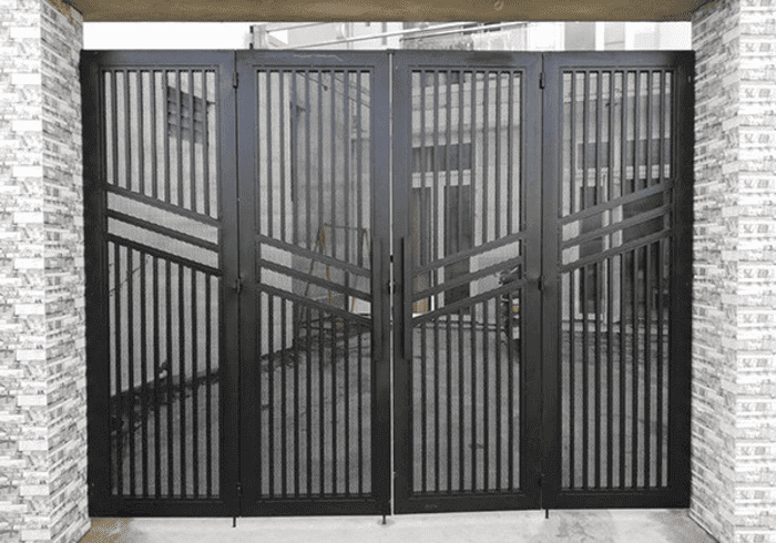 Mẫu cổng hàng rào sắt