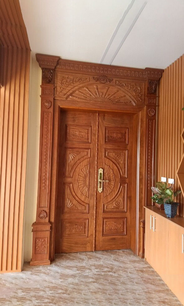 Mẫu cửa 2 cánh bằng gỗ đẹp nhất