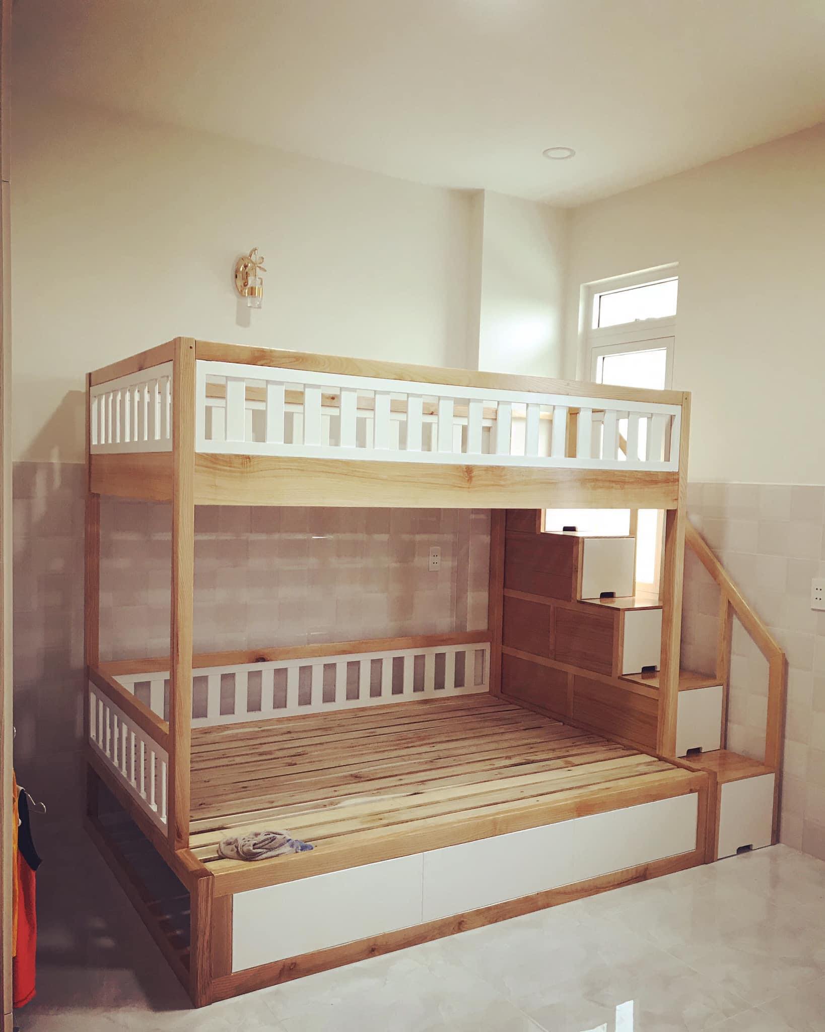 Mẫu giường tầng đơn giản mà đẹp