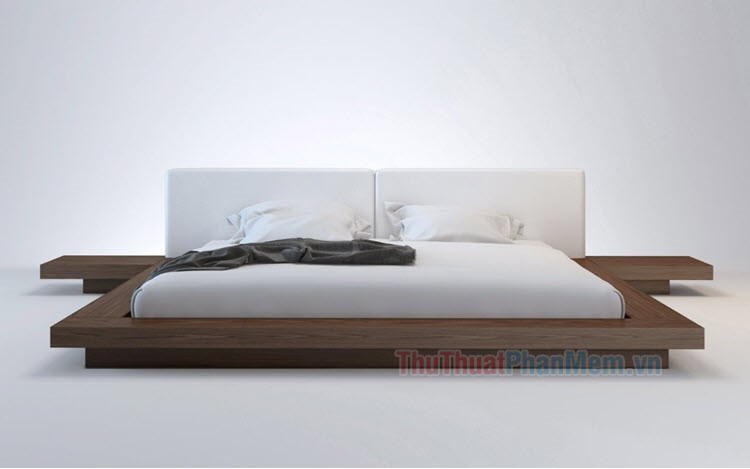 Những mẫu giường kiểu Nhật đẹp nhất 2024