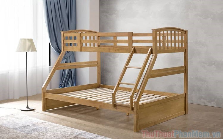 Những mẫu giường tầng gỗ sồi đẹp nhất 2022