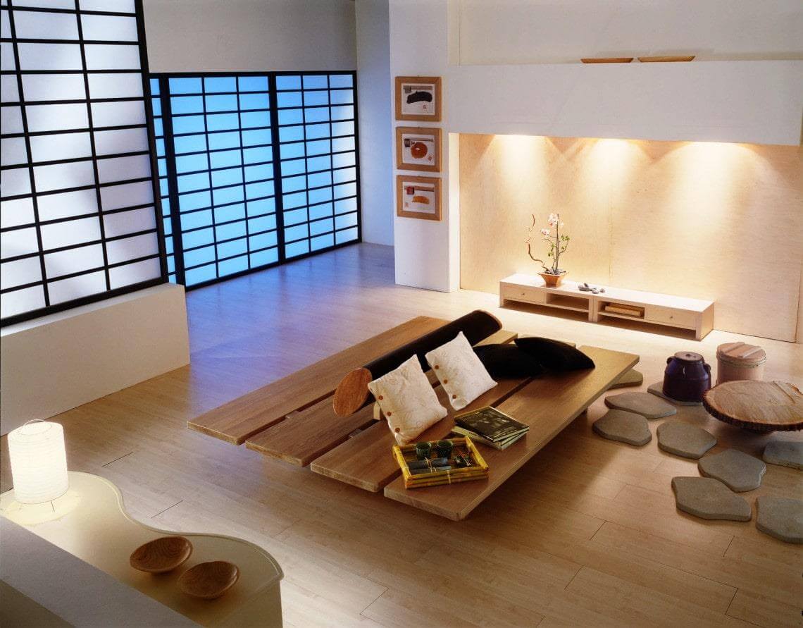 Mẫu nội thất Nhật Bản đơn giản
