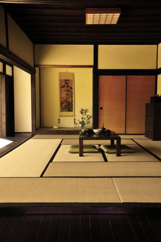 Mẫu thiết kế phòng khách nội thất Nhật Bản