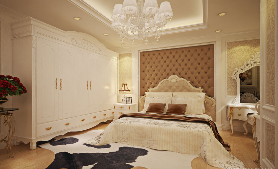 Mẫu thiết kế phòng ngủ tân cổ điển cao cấp