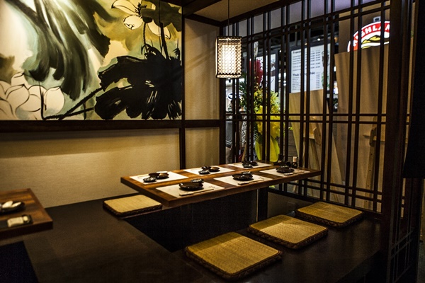 Mẫu nội thất nhà hàng Nhật