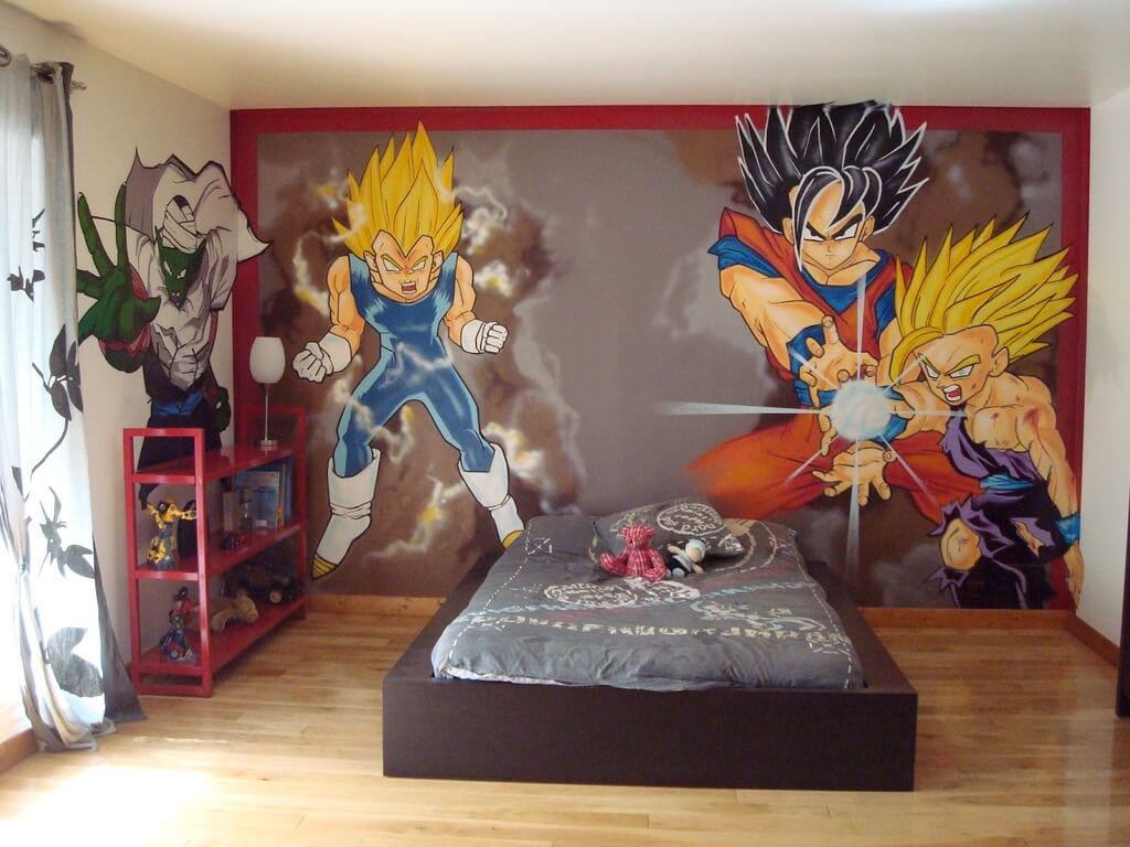 Mẫu phòng ngủ Anime Naruto