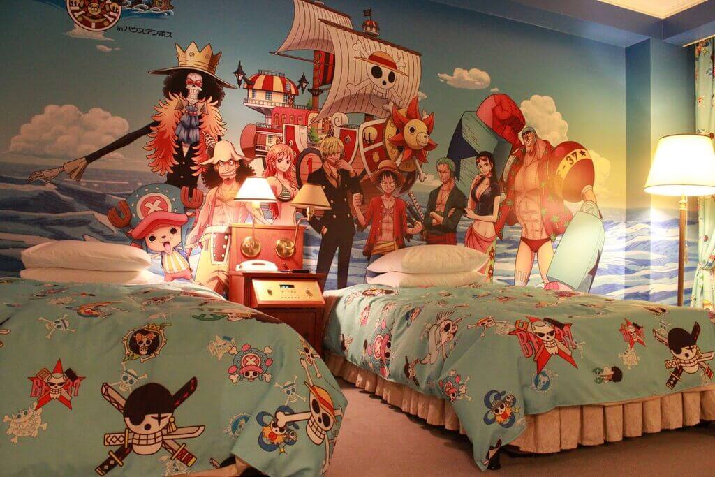 Mẫu phòng ngủ Anime One Piece đẹp