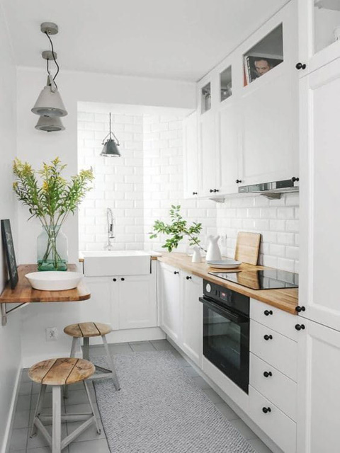 Thiết kế phòng bếp nhỏ đẹp cho căn hộ vip