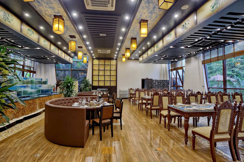 Mẫu thiết kế nội thất nhà hàng Á Đông