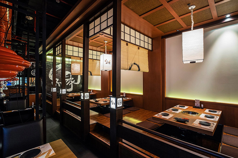 Mẫu thiết kế nội thất nhà hàng Nhật Bản